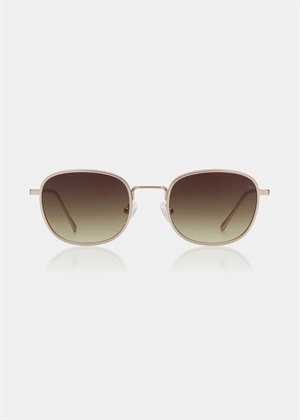 Hello solbrille Matte Gold A.kjærbede